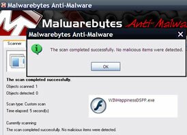ClydeSight Productions LLC DSPP VISUAL Subliminal Message Personal Growth Software is Virus Free via Malwarebytes Scan