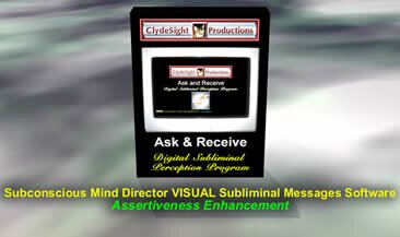 Ask & Receive DSPP - Subconscious Mind Director Visual Subliminal Messages DSPP Personal Growth Software.