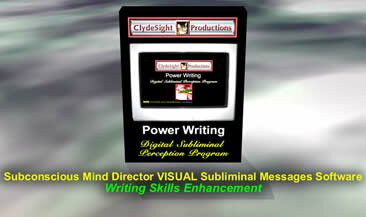 Power Writing DSPP - Subconscious Mind Director Visual Subliminal Messages DSPP Personal Growth Software.
