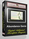 Abundance Genie DSPP personal growth subliminal message software for attracting abundance and prosperity virtual box